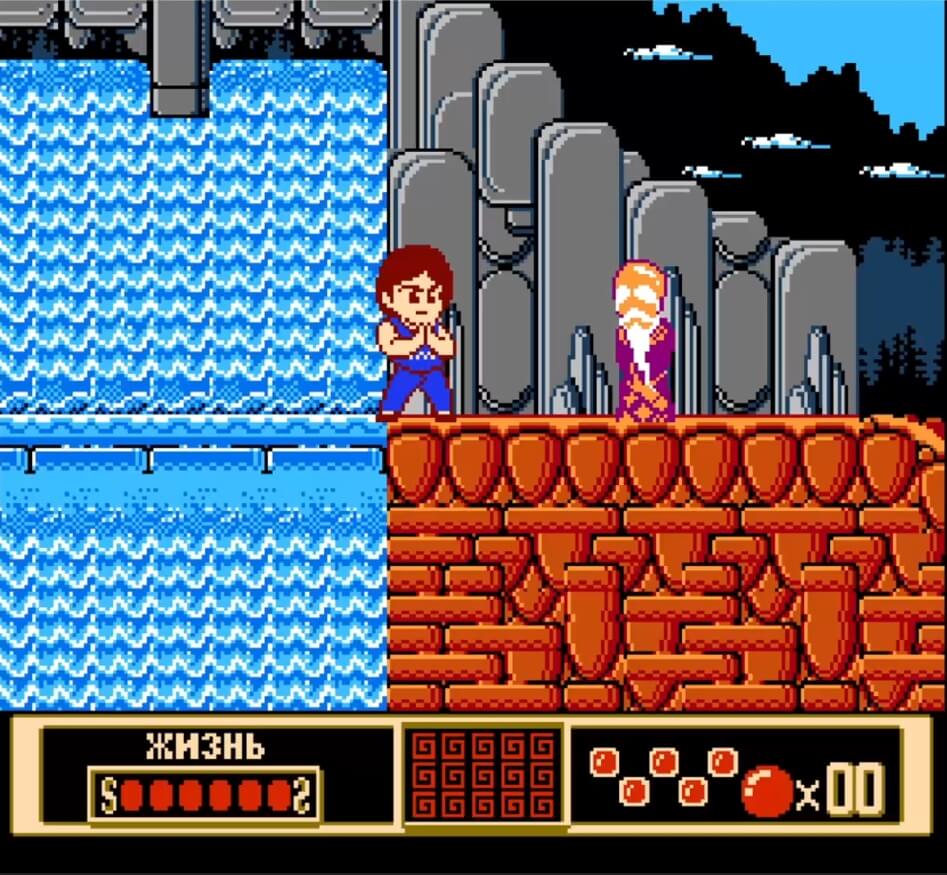 Jackie Chans Action Kung Fu - геймплей игры Dendy\NES